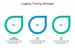 Logging tracing manager ppt powerpoint presentation templates cpb