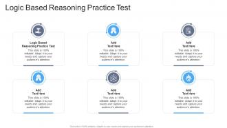Logic Based Reasoning Practice Test In Powerpoint And Google Slides Cpb