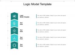 Logic model template ppt powerpoint presentation layouts ideas cpb