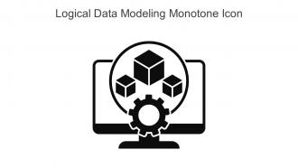 Logical Data Modeling Monotone Icon In Powerpoint Pptx Png And Editable Eps Format