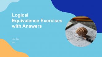 Logical Equivalence Exercises With Answers PPT Presentation ACP