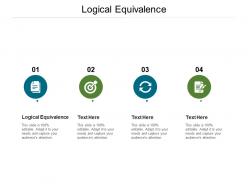 Logical equivalence ppt powerpoint presentation inspiration good cpb