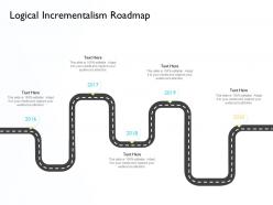 Logical incrementalism roadmap 2016 to 2020 years ppt powerpoint outline