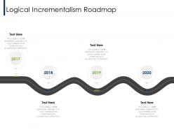 Logical incrementalism roadmap 2017 to 2020 ppt powerpoint presentation outline