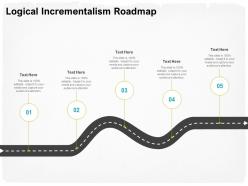 Logical Incrementalism Roadmap M1736 Ppt Powerpoint Presentation File Visual Aids