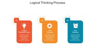 Logical thinking process ppt powerpoint presentation ideas graphics design cpb