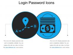 Login password icons