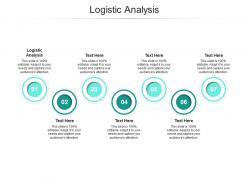 Logistic analysis ppt powerpoint presentation ideas files cpb
