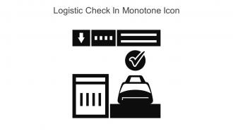 Logistic Check In Monotone Icon In Powerpoint Pptx Png And Editable Eps Format