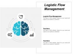 Logistic flow management ppt powerpoint presentation pictures images cpb