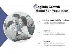Logistic growth model for population ppt powerpoint presentation model pictures cpb