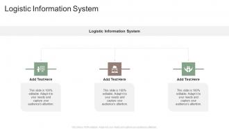 Logistic Information System In Powerpoint And Google Slides Cpb