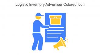 Logistic Inventory Advertiser Colored Icon In Powerpoint Pptx Png And Editable Eps Format