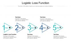 Logistic loss function ppt powerpoint presentation inspiration tips cpb