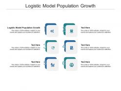 Logistic model population growth ppt powerpoint presentation gallery file formats cpb