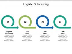 Logistic outsourcing ppt powerpoint presentation icon summary cpb