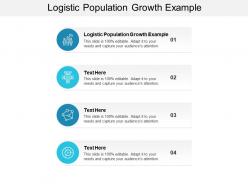 Logistic population growth example ppt powerpoint presentation outline templates cpb