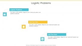 Logistic Problems In Powerpoint And Google Slides Cpb