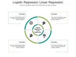 Logistic regression linear regression ppt powerpoint presentation layouts master slide cpb