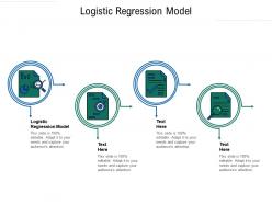 Logistic regression model ppt powerpoint presentation inspiration summary cpb