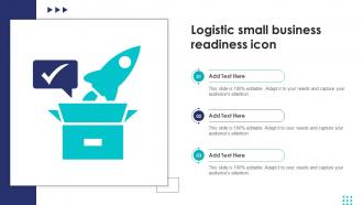 Logistic Small Business Readiness Icon