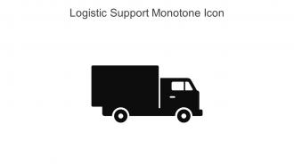 Logistic Support Monotone Icon In Powerpoint Pptx Png And Editable Eps Format
