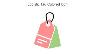 Logistic Tag Colored Icon In Powerpoint Pptx Png And Editable Eps Format