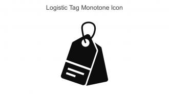 Logistic Tag Monotone Icon In Powerpoint Pptx Png And Editable Eps Format