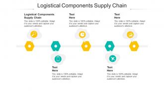 Logistical components supply chain ppt powerpoint presentation slides layout ideas cpb