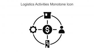 Logistics Activities Monotone Icon In Powerpoint Pptx Png And Editable Eps Format