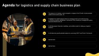 Logistics And Supply Chain Business Plan Powerpoint Presentation Slides Good Multipurpose