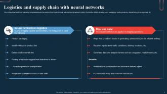 Logistics And Supply Chain With Neural Networks A Beginners Guide To Neural AI SS