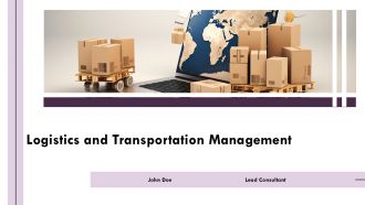 Logistics And Transportation Management PPT Sample AT