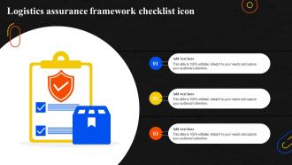 Logistics Assurance Framework Checklist Icon
