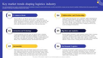Logistics Business Plan Key Market Trends Shaping Logistics Industry BP SS