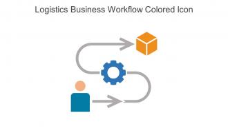 Logistics Business Workflow Colored Icon In Powerpoint Pptx Png And Editable Eps Format