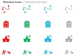Logistics clipboard loan cash on delivery ppt icons graphics