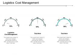 Logistics cost management ppt powerpoint presentation icon portfolio cpb