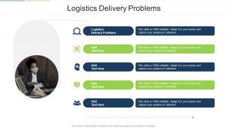 Logistics Delivery Problems In Powerpoint And Google Slides Cpb