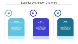 Logistics Distribution Channels Ppt Powerpoint Presentation Summary Diagrams Cpb