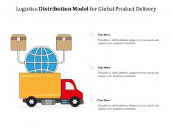 Logistics distribution model for global product delivery