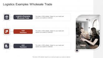 Logistics Examples Wholesale Trade In Powerpoint And Google Slides Cpb