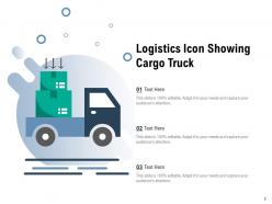 Logistics Icon Global Delivery Through Guaranteed Survey