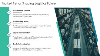 Logistics Industry SWOT Analysis PPT Sample AT Pre-designed