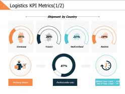 Logistics kpi metrics 1 2 ppt powerpoint presentation file example topics