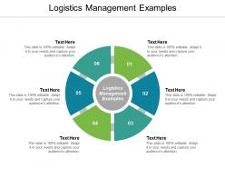 Logistics management examples ppt powerpoint presentation professional layout cpb