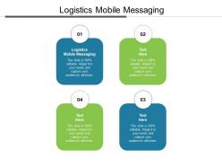 Logistics mobile messaging ppt powerpoint presentation slides graphic tips cpb