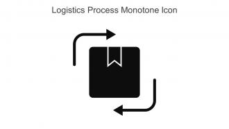 Logistics Process Monotone Icon In Powerpoint Pptx Png And Editable Eps Format