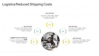 Logistics Reduced Shipping Costs In Powerpoint And Google Slides Cpb