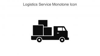 Logistics Service Monotone Icon In Powerpoint Pptx Png And Editable Eps Format